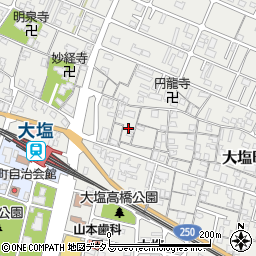 兵庫県姫路市大塩町504周辺の地図