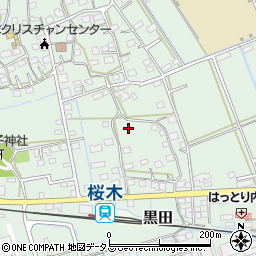 静岡県掛川市富部周辺の地図