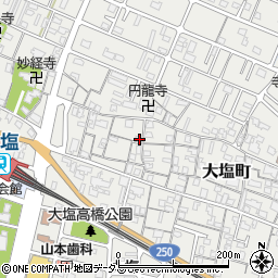 兵庫県姫路市大塩町527周辺の地図