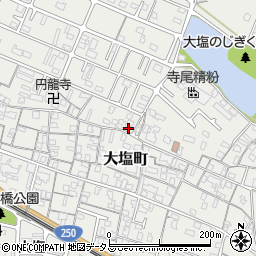 兵庫県姫路市大塩町585周辺の地図