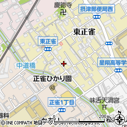 大阪府摂津市東正雀10-10周辺の地図