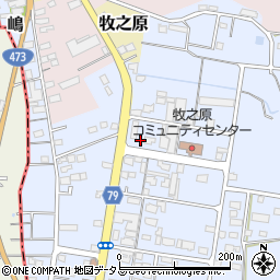 静岡県牧之原市布引原259周辺の地図