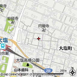 兵庫県姫路市大塩町528周辺の地図