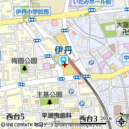 セリア伊丹リータ店周辺の地図