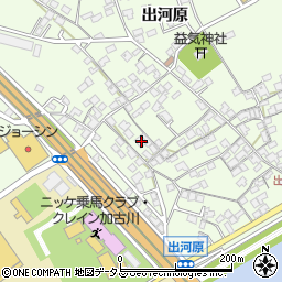 兵庫県加古川市東神吉町出河原341周辺の地図