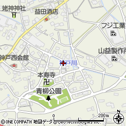 静岡県榛原郡吉田町神戸4018周辺の地図