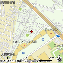 兵庫県加古川市東神吉町出河原880周辺の地図