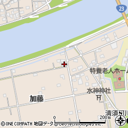 愛知県豊橋市前芝町加藤115周辺の地図