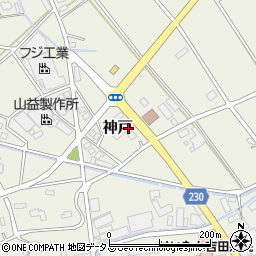 静岡県榛原郡吉田町神戸2688周辺の地図