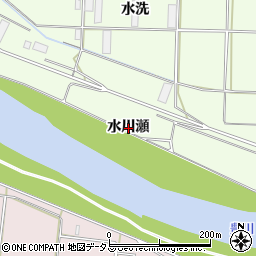 愛知県豊橋市大村町水川瀬周辺の地図