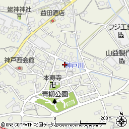 静岡県榛原郡吉田町神戸4017周辺の地図