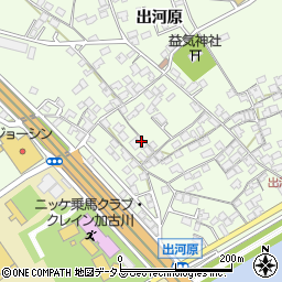 兵庫県加古川市東神吉町出河原342周辺の地図
