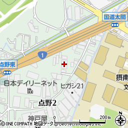 株式会社寳章堂　大阪工場周辺の地図