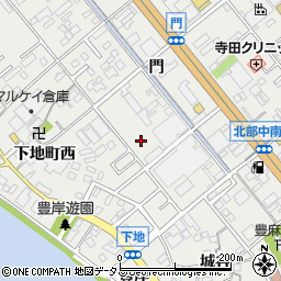 愛知県豊橋市下地町門86周辺の地図