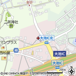 静岡県掛川市大池2568周辺の地図