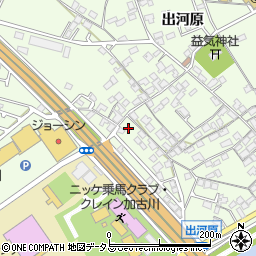 兵庫県加古川市東神吉町出河原388周辺の地図