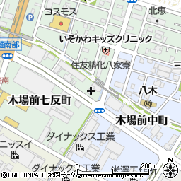 兵庫県姫路市木場前七反町23周辺の地図