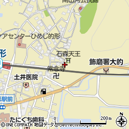 兵庫県姫路市的形町的形207周辺の地図