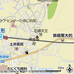 兵庫県姫路市的形町的形208周辺の地図
