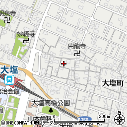 兵庫県姫路市大塩町529周辺の地図