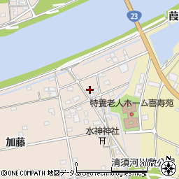 愛知県豊橋市前芝町加藤11周辺の地図