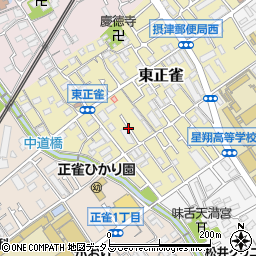 大阪府摂津市東正雀10周辺の地図