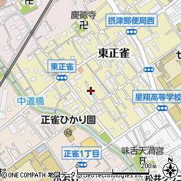 大阪府摂津市東正雀10周辺の地図