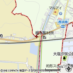 兵庫県姫路市的形町的形2周辺の地図