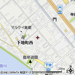 愛知県豊橋市下地町門114周辺の地図