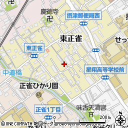 大阪府摂津市東正雀10-2周辺の地図