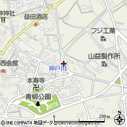 静岡県榛原郡吉田町神戸3996周辺の地図