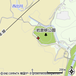 岩倉峡公園周辺の地図