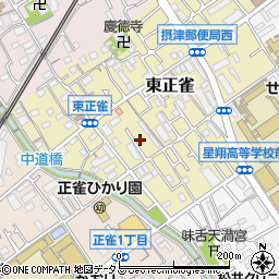 大阪府摂津市東正雀10-4周辺の地図