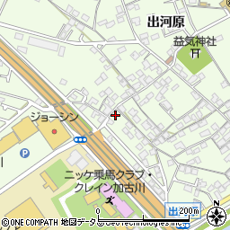 兵庫県加古川市東神吉町出河原386周辺の地図