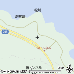 東京都大島町泉津道下周辺の地図