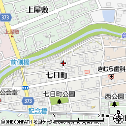 静岡県掛川市七日町周辺の地図