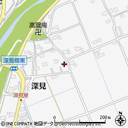 静岡県袋井市深見980周辺の地図