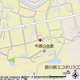 静岡県掛川市逆川845周辺の地図