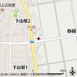 静岡県袋井市春岡1134-1周辺の地図