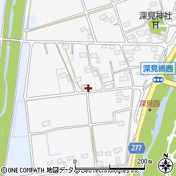 静岡県袋井市深見2242周辺の地図