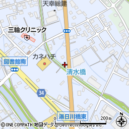 静岡県榛原郡吉田町片岡54周辺の地図