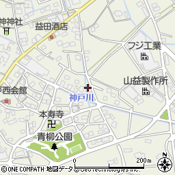 静岡県榛原郡吉田町神戸3995周辺の地図