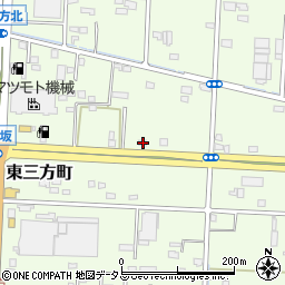 静岡県浜松市中央区東三方町293周辺の地図