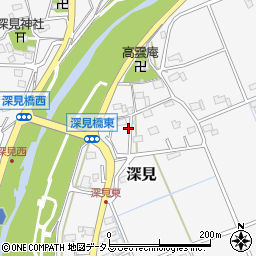 静岡県袋井市深見1029周辺の地図