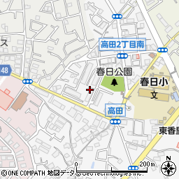 高田住宅周辺の地図