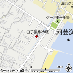 白子製氷冷蔵株式会社　河芸港工場周辺の地図