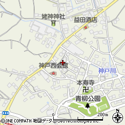 静岡県榛原郡吉田町神戸3961周辺の地図