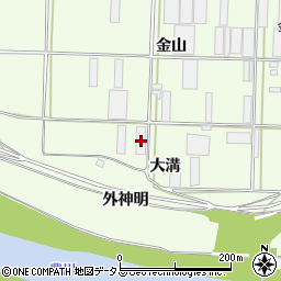 愛知県豊橋市大村町大溝12周辺の地図