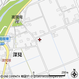 静岡県袋井市深見283周辺の地図