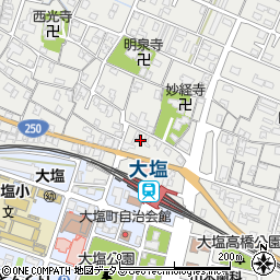 兵庫県姫路市大塩町302周辺の地図